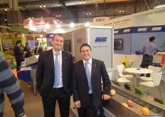 Andrea Saadah and Tomasso Donati of Unitec.