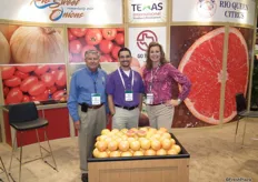 Ken Martin, Dante Galeazzi and Tonya Hill from Rio Queen Citrus, they sell citrus only from Texas. www.rioqueencitrus.com