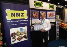Tom Taylor from NNZ, showing their nominated packaging for the PMA Impact Award 2012. www.nnzusa.com