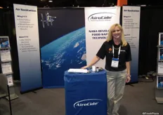 Heather Biles from AiroCide, a NASA developed food safety preventive controls air sanitation technology. www.kesair.com