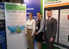 Beverly Ferguson, Margaret Tomaszewska and Grant Ferguson from Chantler Packaging, the first packaging company in North America to achieve ISO 22000/ PAS 223. www.chantlerpackaging.com