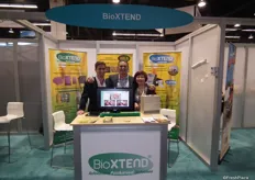 Luca Rivoira, Julien Amar and Alice Chiu Ching from BioXtend, the company provides postharvest solutions. www.bioxtendco.com