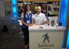 Melanie Beretti and Brad Suggs from Sureharvest, they provide agribusiness solutions within software. www.sureharvest.com