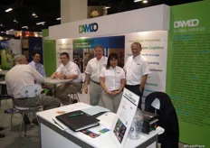 Mauricio Padron (sitting), Douglas Cole, Valentina Herrera and Ole Shack Petersen of supply chain management company Damco.
