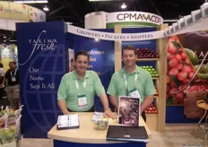 Tom Papke and Steve Smith of Yakima Fresh, growers and exporters of top fruit and cherries.