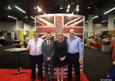 Jeremy Haydn Davies, Pablo Juste Vela, Sandra Evans and Simon Balderson of Sirane, specialists in packing solutions, flying the flag for Britain as the only UK based company at this year's PMA.