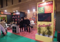 Cool Fresh boys: Mauricio Cordero, Jean-Paul van Wijk and Mario de Goede at their stand for the new Spanish location