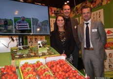 Leen Matthe, Ralph Bogers and Jan Engelen promote the International Strawberry Congress 2013