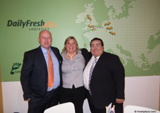 John de Boom of Dailyfresh with their representative Diego Fernandez and his colleague