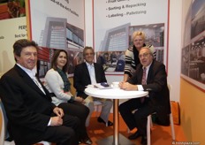 Hans Janssen of LBPRotterdam and his wife with customers at the stand