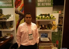 David Morales Garcia, from Chayotes de Altura in Costa Rica, exporters of a wide range of exotic fruits to the US.