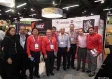 Celia Sanchez, Ernesto Sanchez, Jose Carlos Jaramillo, Gonzales Pavedes, Victor Gutierrez, Fernando Jimenez, Santiago Sainz and Jamie Angel from the packing and labelling firm Etiquetas Electrónicas de Occidente, of Mexico.