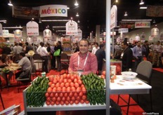 Fidel Pedraza Obregon, from Pedraz Distribution, providers of Mexican tomatoes and peppers for the US.