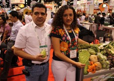 Ricardo and Brenda Jaramillo, of PCM Produce, Mexico.