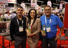 Anthony Leombruno, Rocio Aguilar and Manny Bracamonte, of Altar Produce.