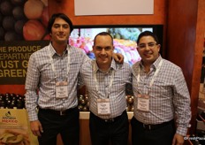 Ryan Fukuda, Eduardo Serena and Alejandro Gavito, of Avocados from Mexico.