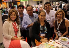 Gaby Laborin, Javier Molina, Marcos Molina, Rosa García, Juan Laborin and Colonia E. Vanegas, at Sonora Spring Grapes’ booth.