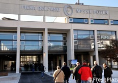 The entrance to Fiera Bolzano.