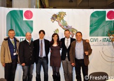 Bruno Essner (co-chair IFO), Michael Weber (Director of VariCom - Switzerland), together with Dieter Bologna, Barbara Novelli, Albert Von Sontagh and Luigi Catalano of CIVI-ITALY.