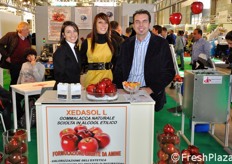 Elisa Penna, Marta Scribano of CEDAX, along with the new technical director Marco Mayerle.