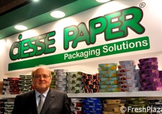 A picture of Fabrizio Govi, sales manager Ciesse Paper.