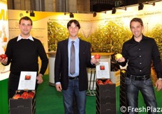 Group photo booth KSB. From left: Antonio Dal Ri (Griba), Dieter Bologna and Ulrich Sanin.