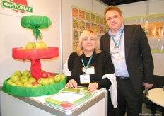 Valentina Krylova and Shvets Konstantin Valerich (General Manager)of Fitomag- Ukraine