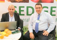 Sedigep´s Product Development Manager, Panicos Panayi with their Chief Financial Officer, Costas Petrides. Sedigep is one of the biggest packer and exporters in Cyprus