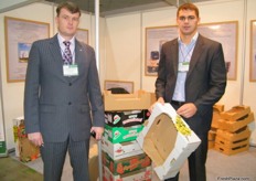 Sinyak Yuriy with Vladislav of JSC Rubezhnoye Cardboard and Packaging Mill (Ukraine)