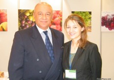 FATA Agriculture Development Co.´s Chairman, Hamdy Fayed with Valentyne Kotenko (interpreter)- Egypt