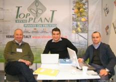 Enrico Mazzon and Petru Apostol of Top Plant- Italy with Vito Spiniella