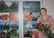 AgriRost Imex, actief in Russisch sprekende landen op het gebied van land- en tuinbouw, teeltoplossingen. Op de foto: Sarma Westerbeek de vrouw van eigenaar Jan-Peter