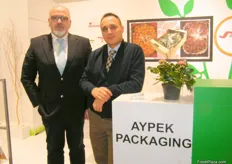 Aypek´s General manager, Fuat Koparipek with Sales manager, Levent Cakmak