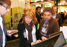 Bettina Apicella and Pierpaolo Maisto of Azienda Maisto, an Italian Organic company.