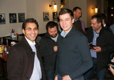 Nader al-Sharif from Jordan with Thomas Leterme from Belgium