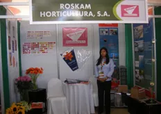 Lydia Zamora of Roskam Horticultura, S.A. They specialize in Gerbera plants and other cut flowers.