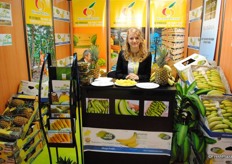 Kateryna Marhitych from Fruta del Pacifico an importer of produce from Ecuador.