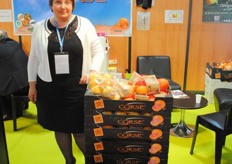 Nathalie Thomas from AgruCorse, specialised in citrus from Corsica.