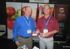 Jim B usche and Mac Riggan from Chelan Fresh Marketing