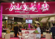 Pink Lady were present with a very attractive stand.