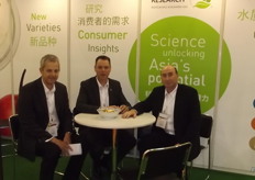 Gavin Ross, Roger Bourne and Bruce Campbell from Plant & Food Research, New Zealand.