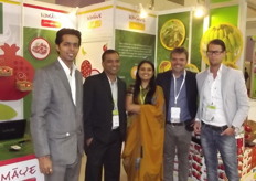 Kalpesh Khivasara from INI Farns, India with Pankat Khandelwal,Purnima Khandelwal and Claas van Os and Ruud Krul form Levart.