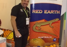 Bill Robinson at Mildura Fruit Company promoting a new seedless lemon and low seeded mercot.