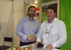 Scott Morton, Peak Fresh and Hubert Leclercq from RuBisco at the Peak Fresh Stand.