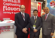 Luis Helguero, Commercial Counsellor in Japan with Victor Sarabia Molina from Prom Peru and Gycs Gordon Director of the Commercial Office of Peru in Taipei.