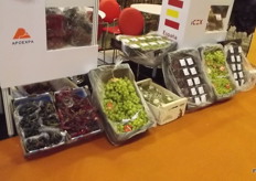 A selection of fruit on the Spain stand.