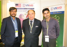 Imtiaz Hussein (Imtiaz Enterprises), Farid Khakwani (CEO- Zarpak Horti) and Umair Piracha for USAID Firms Project