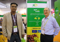 Chaudhry Altaf of Altaf and Khammas Trading (UAE) with the Managing Director of BGP International Pty. Ltd.- Australia