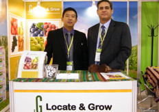 Shawn Lim (Sales Director) and Enrique (Kiko) Barcelli (CEO) of Locate and Grow (Singapore), fresh produce from South America