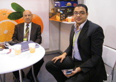 Mohamed and Hany Gouda of Gouda-Egypt, the company has a packaging station for citrus with 2 lines potential to produce 500 ton per day plus cold stores and farms